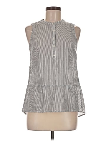 LC Lauren Conrad Sleeveless Button-Down Shirt (view 1)