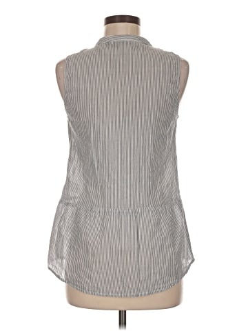 LC Lauren Conrad Sleeveless Button-Down Shirt (view 2)