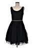 a. drea 100% Polyester Solid Black Cocktail Dress Size M - photo 1
