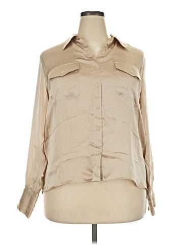 Worthington Long Sleeve Blouse (view 1)