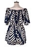 Unbranded Chevron-herringbone Blue Romper Size XL - photo 2