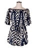 Unbranded Chevron-herringbone Blue Romper Size XL - photo 1