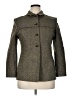 Larry Levine Tweed Gray Coat Size 14 Petite - photo 1