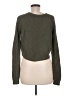 Pull&Bear Green Pullover Sweater Size M - photo 2