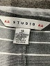 AA Studio AA Stripes Gray Casual Dress Size 14 - photo 7