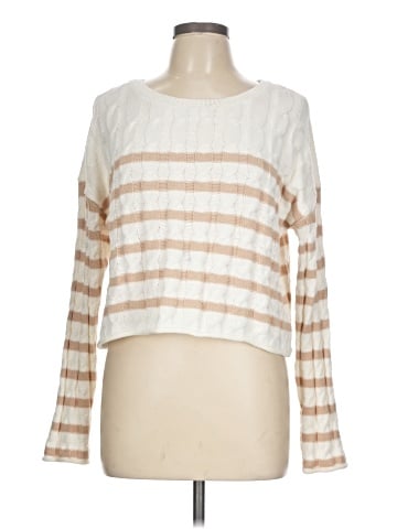 Pink Rose Pullover Sweater (view 1)