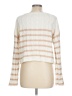 Pink Rose Stripes Ivory Pullover Sweater Size L - photo 2