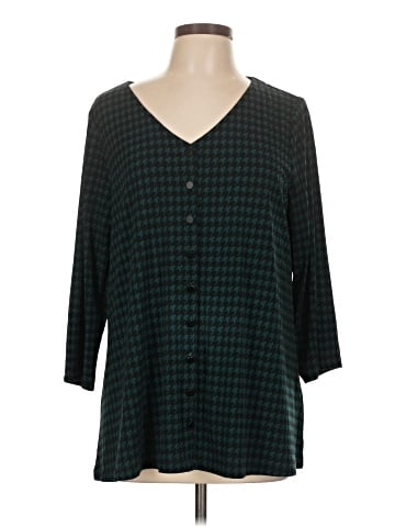 Susan Graver 3/4 Sleeve Blouse (view 1)
