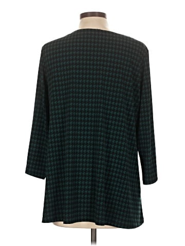 Susan Graver 3/4 Sleeve Blouse (view 2)