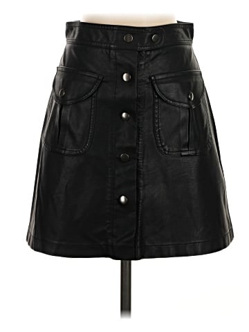 FRNCH Faux Leather Skirt (view 1)