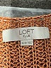 Ann Taylor LOFT Metallic Orange Pullover Sweater Size 16 - photo 7