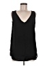 Ann Taylor 100% Polyester Black Sleeveless Blouse Size M - photo 1
