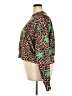 Bourbon & Belles Animal Print Green Long Sleeve Blouse Size 2X - photo 5