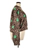 Bourbon & Belles Animal Print Green Long Sleeve Blouse Size 2X - photo 4