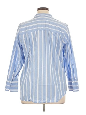 J.Jill 3/4 Sleeve Button-Down Shirt (view 2)