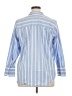 J.Jill Stripes Blue 3/4 Sleeve Button-Down Shirt Size XL Petite - photo 2