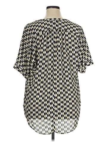 Worthington Short Sleeve Blouse (view 2)