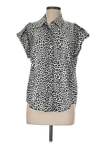 MICHAEL Michael Kors Short Sleeve Blouse (view 1)