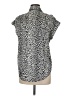 MICHAEL Michael Kors Animal Print Ivory Short Sleeve Blouse Size M - photo 2