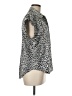 MICHAEL Michael Kors Animal Print Ivory Short Sleeve Blouse Size M - photo 4