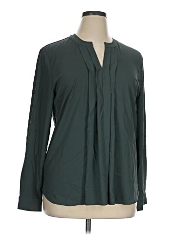 Ann Taylor Long Sleeve Blouse (view 1)