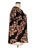 Maurices 100% Polyester Floral Black Short Sleeve Blouse Size XXL - photo 4