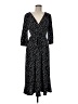 oasis Polka Dots Black Casual Dress Size M - photo 1