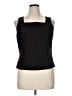 Kasper Black Sleeveless Blouse Size 14 Petite - photo 1