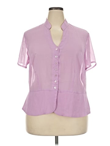 Notations Short Sleeve Blouse (view 1)