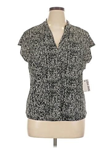 Nine West Short Sleeve Blouse (view 1)