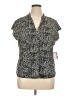Nine West Gray Short Sleeve Blouse Size 0X - photo 1