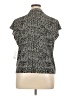 Nine West Gray Short Sleeve Blouse Size 0X - photo 2