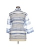 Alfred Dunner Stripes Blue 3/4 Sleeve Blouse Size 18 - photo 2