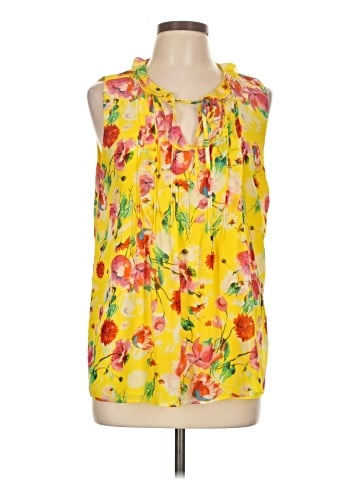 Rose + Olive Sleeveless Blouse (view 1)