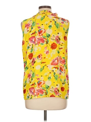 Rose + Olive Sleeveless Blouse (view 2)