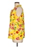 Rose + Olive 100% Polyester Yellow Sleeveless Blouse Size L - photo 5