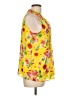 Rose + Olive 100% Polyester Yellow Sleeveless Blouse Size L - photo 4