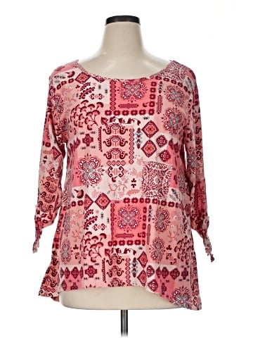 Bobbie Brooks 3/4 Sleeve Blouse (view 1)