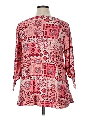 Bobbie Brooks 3/4 Sleeve Blouse (view 2)