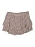 Unbranded 100% Polyester Floral Brown Skort Size XXL - photo 1