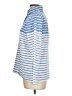 Talbots Outlet Stripes Blue Long Sleeve Blouse Size L - photo 5