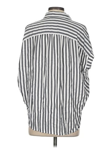 Madewell 3/4 Sleeve Button-Down Shirt (view 2)