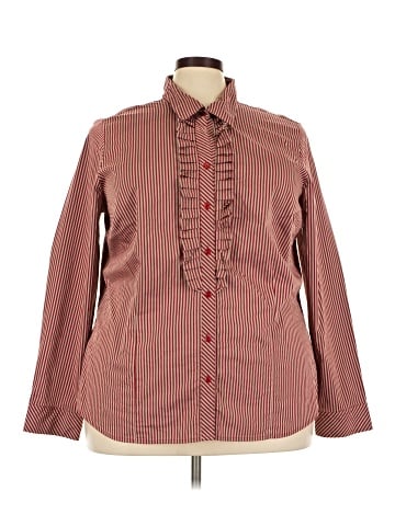 Lane Bryant Long Sleeve Button-Down Shirt (view 1)