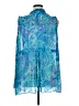 Susan Graver 100% Polyester Blue Kimono Size XL - photo 2
