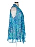 Susan Graver 100% Polyester Blue Kimono Size XL - photo 4