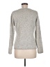 Petite Sophisticate Chevron-herringbone Gray Pullover Sweater Size Med Petite - photo 2