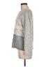 Petite Sophisticate Chevron-herringbone Gray Pullover Sweater Size Med Petite - photo 5