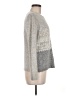 Petite Sophisticate Chevron-herringbone Gray Pullover Sweater Size Med Petite - photo 4