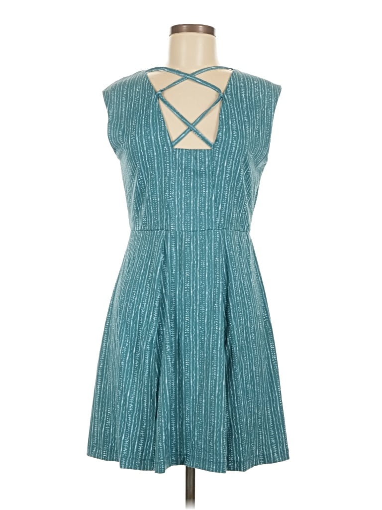 Pre-owned Title Nine Casual Dress In Teal