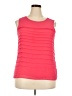 Dana Buchman 100% Polyester Red Sleeveless Top Size XXL - photo 1